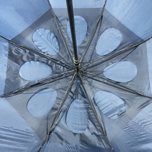 Ovida 2022 heta populära 30 tum stora golfparaply fiberstav med 8 revben mörkblå regnparaplyleverantör