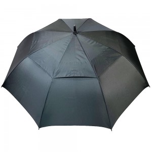 Paraguas de golf con logotipo personalizado Ovida con ventilación de arco de 60 pulgadas y obsequios de malla