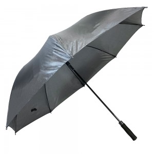 Ovida Windproof Golf Umbrella စိတ်ကြိုက် Logo Printing အလိုအလျောက် Sun Umbrella ပါသော စျေးသက်သာသော မိုးကာထီး လက်ကား