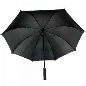 Ovida Umbrelă de golf rezistentă la vânt Umbrelă de ploaie ieftină cu ridicata, cu imprimare logo personalizată Umbrelă de soare automată