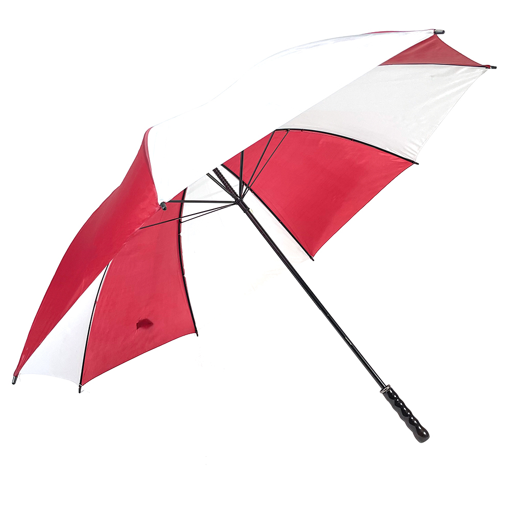 Ovida supermercado por xunto de 30 polgadas e impresión de logotipos a proba de vento para paraguas de golf personalizados de marca promocional