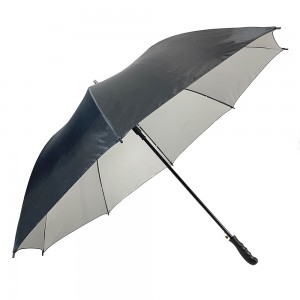Ovida 30″*8K kohandatud ettevõtte klubi logoga trükitud tugev tuulekindel klaaskiust UV kaitsev vihmavarjud suur golfi vihmavari
