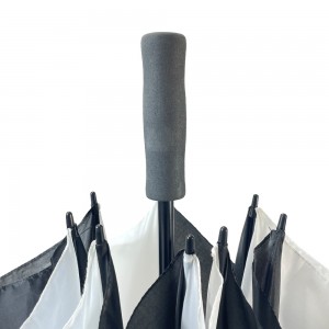 Ovida Custom Logo FUJIAN Factory In Black And White multi-color-color Club Golf Umbrella