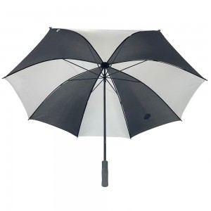 Ovida egyedi logó FUJIAN gyári fekete-fehér többszínű golfklub esernyő