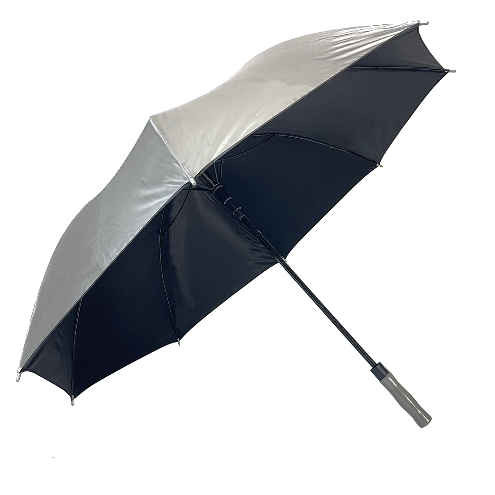 Ovida 30 hüvelykes, automatikusan nyitható EVA fogantyú Luxus céges sportklub logóval nyomtatott UV bevonatú golf esernyő
