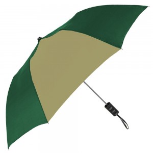 Payung lipat 2 bukaan otomatis Ovida dengan sablon logo merek yang disesuaikan