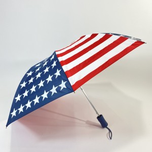 Ovida Automatisk Folding Lang To Seksjons Logo Tilpasset Paraply Kina Produsent Flagg Kart Paraply