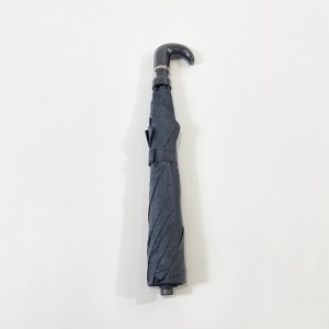 Ovida 2 sklopivi kišobrani s automatskim otvaranjem, jeftini kineski tvornički kišobrani s krivom ručkom
