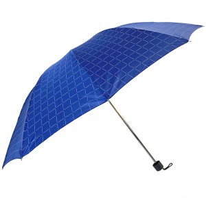 OVIDA tre vikbara stort paraply rymmer två personer med anpassat logotyptryck och design