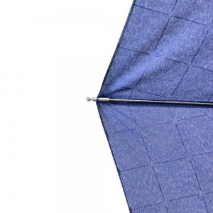 OVIDA tiga payung besar lipat boleh memuatkan dua orang dengan cetakan dan reka bentuk logo tersuai