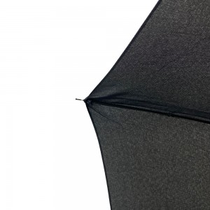 OVIDA tiga lipat payung hitam klasik mudah alih dan payung terbuka manual yang mudah