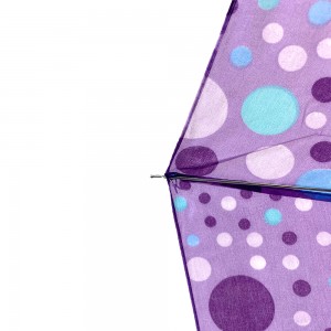 OVIDA ឆ័ត្រផ្សព្វផ្សាយ 3 folding super mini rain umbrella with custom design