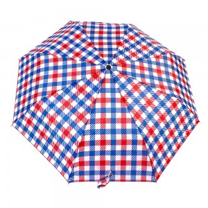 OVIDA 3개의 주문 디자인을 가진 접히는 선전용 줄무늬 우산 비 우산