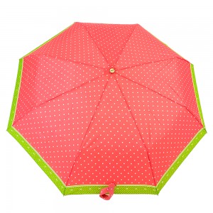Paraguas promocional plegable OVIDA 3, manual súper ligero, paraguas abierto encantador con logotipo personalizado