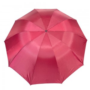 OVIDA 4 فولڈنگ بڑے سائز کی چھتری دستی کھلی اور سلور کوٹنگ والی چھتری