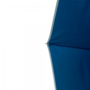 OVIDA 3 opklapbere klassike paraplu fan hege kwaliteit donkerblauwe kompakte paraplu