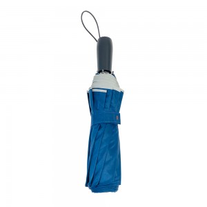 OVIDA 3 hopfällbart klassiskt paraply av hög kvalitet mörkblått kompakt paraply