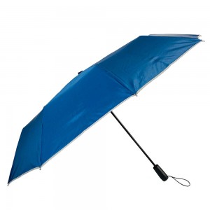 OVIDA 3 taittuva klassinen sateenvarjo korkealaatuinen tummansininen kompakti sateenvarjo