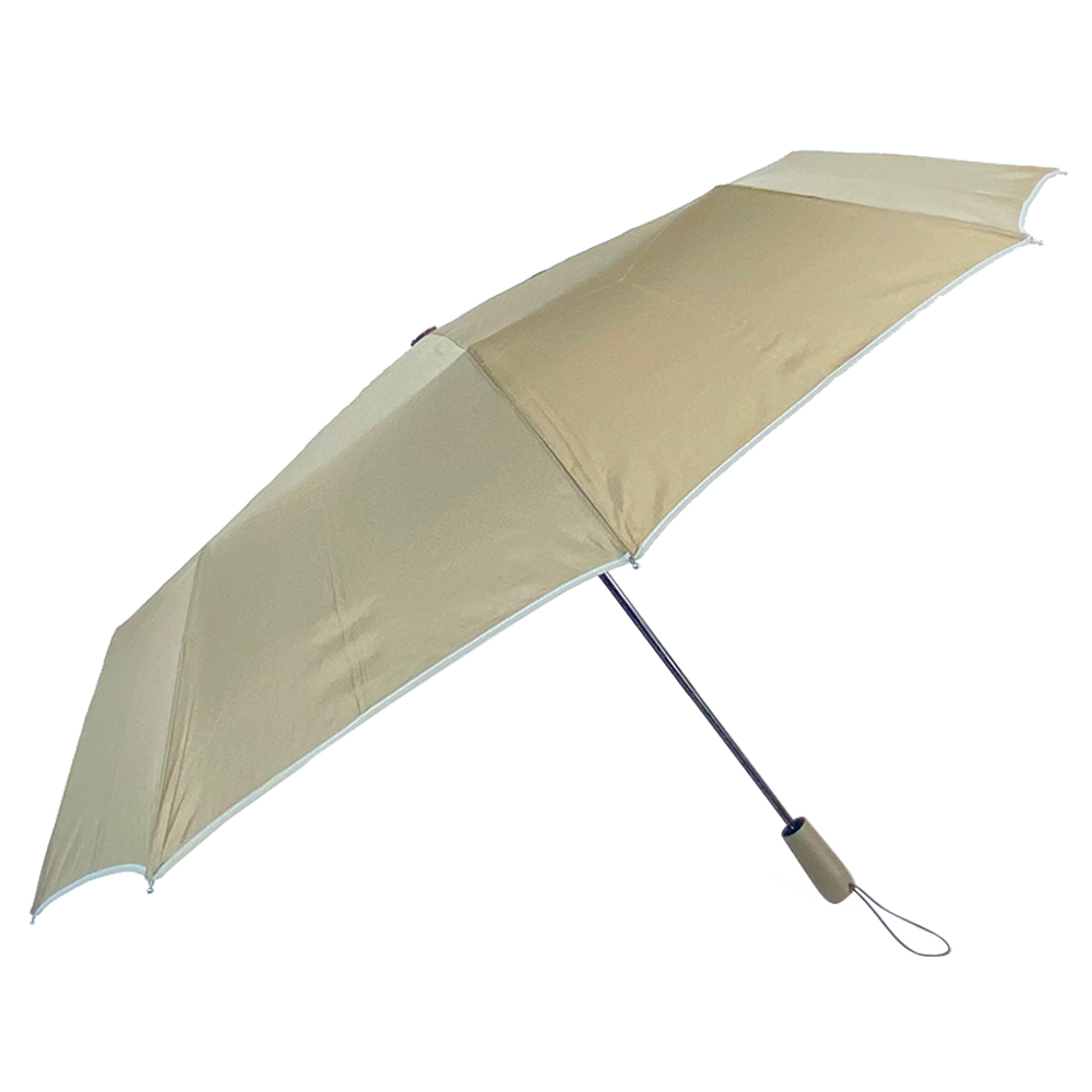 OVIDA 3 payung klasik lipat berkualiti tinggi payung kompak kuning tua
