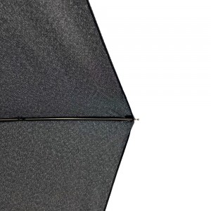 ОВИДА обрнути кишобран, ручни отворени полиестерски кишобран са три склопива са принтом логотипа