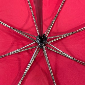 OVIDA Promotional Cheap Custom Logo Print 3 Folding Umbrella High Quality Sombrilla