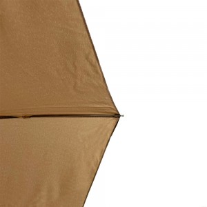 Paraguas de doble capa telescópico plegable de tres colores puros OVIDA a prueba de lluvia y sombrilla