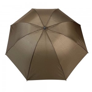 Ovida Räätälöity Logo Tulosteet Sateenvarjo Käänteinen Ruskea Taitettava Sateenvarjo Käänteiset sateenvarjot