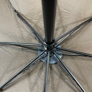 Ovida Logo Customized Prints Umbrella Inverted Brown Folding Umbrella Reverse Reverse Umbrella