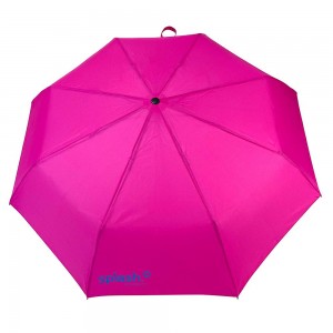 OVIDA visokoprofitabilni prilagođeni promotivni logo štampanje 3 preklopnog reklamnog putnog sklopivog kišobrana na prodaju