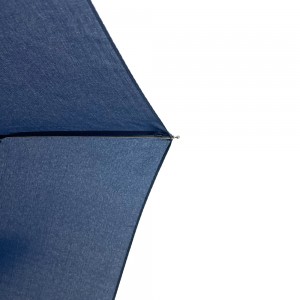 Umbrela pliabila OVIDA 3 umbrela deschisa manuala usoara si sigura umbrela albastra personalizata