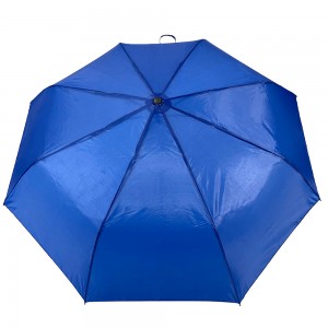 OVIDA 21 inch, 8 oase, țesătură din poliester, ieftin și ecologic, cadou promoțional, umbrelă pliabilă de supermarket