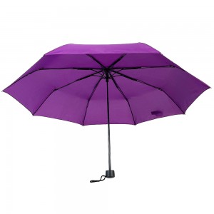 OVIDA Parapluie pieghevole violentu di culore solidu promozionale per un'operazione leggera di alta qualità