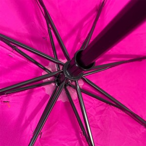 OVIDA-ს ახალი დიზაინის დასაკეცი ქოლგა ჯადოსნური წყლის ფერის შეცვლა მორგებული ლოგოს ქოლგა