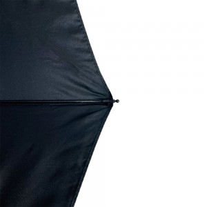 OVIDA Promotion ក្រណាត់ pongee ខ្មៅ កែវយឺត 3 folding Umbrella with custom printing animal