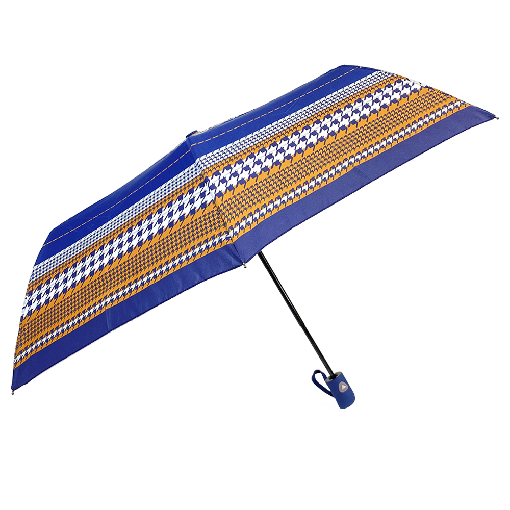 Ovida 21 Inch 8 Ribs 3 Fold Auto Open Pongee qumaşê polyester 3 Umbrella otomatîk