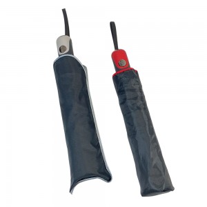 Ovida 3 skládací Přenosný automatický deštník skládací s lemováním a vlastním designem