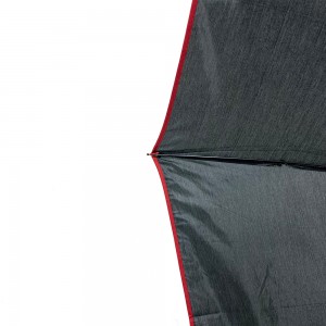 Ovida 3 folding Portable Automatic Umbrella Promotion Folding with Piping සහ custom design