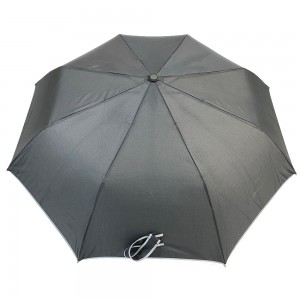Ovida 3 faltbarer tragbarer automatischer Regenschirm mit Paspelierung und individuellem Design