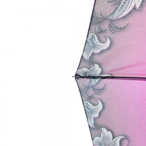 Ovida 3 li jintwew Auto miftuħ Sħiħ Stampar Termali Custom Design Umbrella