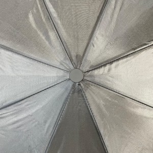 OVIDA 3-fach faltbarer Regenschirm, halbautomatischer offener Regenschirm, tragbarer Regenschirm für Outdoor-Aktivitäten