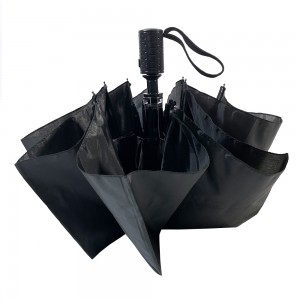 OVIDA 3-skladací dáždnik Poloautomatický otvorený dáždnik prenosný dáždnik pre outdoorové aktivity