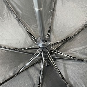 OVIDA 3-folding Umbrella Semi-auto Open Umbrella ပြင်ပလှုပ်ရှားမှုအတွက် အိတ်ဆောင်ထီး