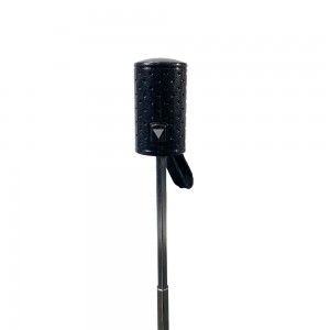 OVIDA 3-foldet paraply Semi-auto åben paraply bærbar paraply til udendørs aktivitet