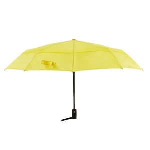 Ovida Agbo mẹta Aifọwọyi ṣii Aifọwọyi sunmọ Windproof Double Canopy Unisex Business Umbrella