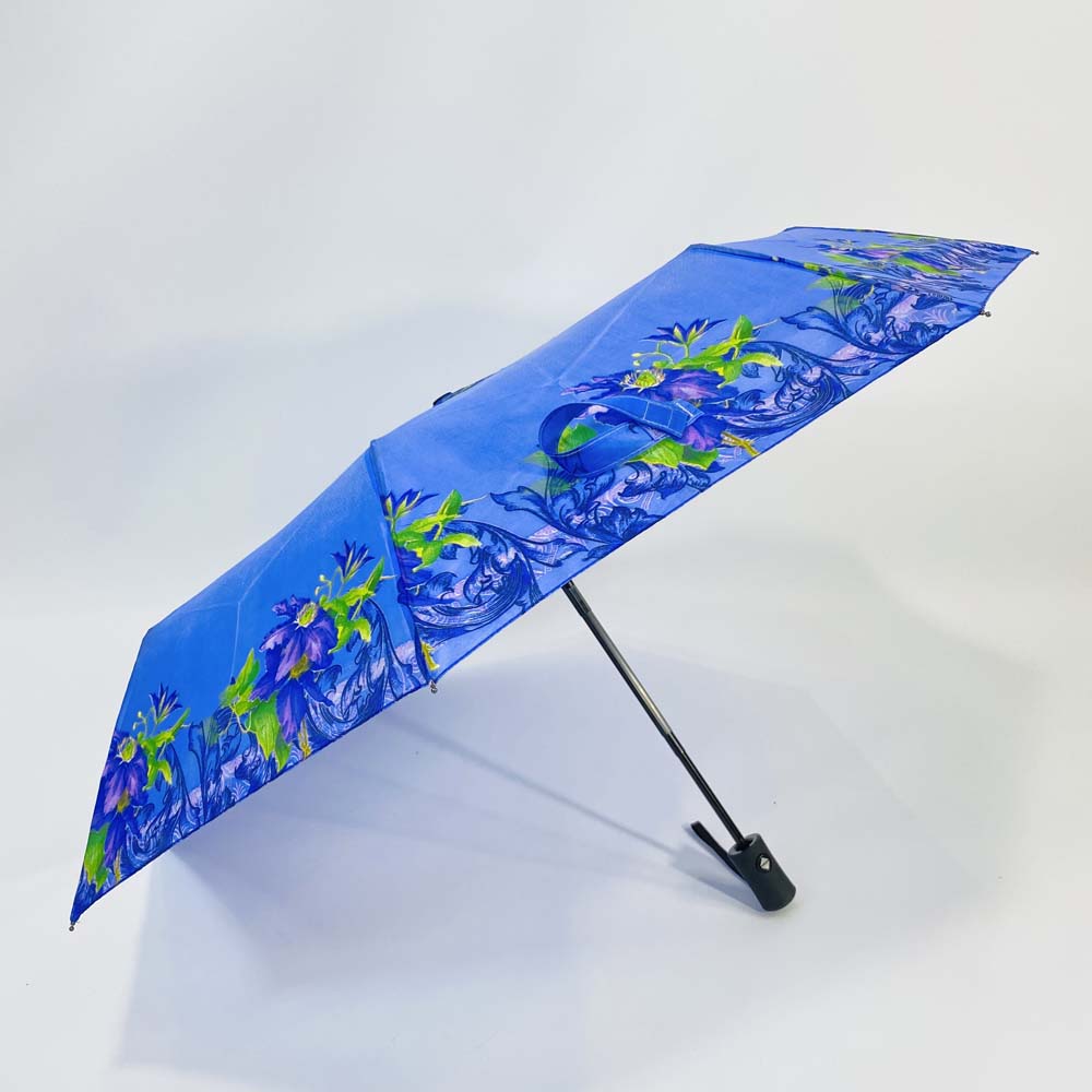 Ovida 3foldable logo personalizado impresión paraguas compacto 3fold