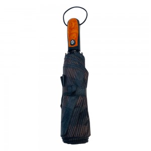 Ovida caliente 21 pulgadas 8k clásico tres paraguas plegable para adultos logotipo personalizado y diseño para regalos de empresa paraguas automático de moda para hombre