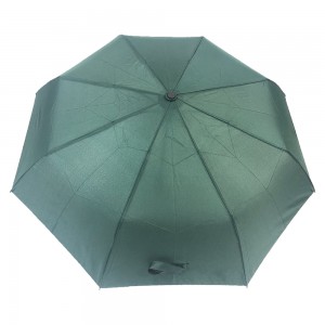 Ovida Three folding Automatysk iepen Windproof Funksje Fiberglass Promtion Large Business Umbrella