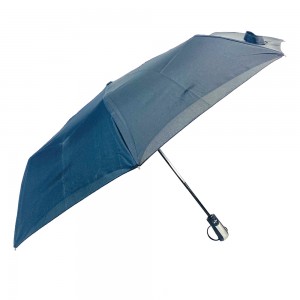 Ovida Tliet tiwi Awtomatiku Miftuħ Auto Agħlaq Double Saff Umbrella Windproof