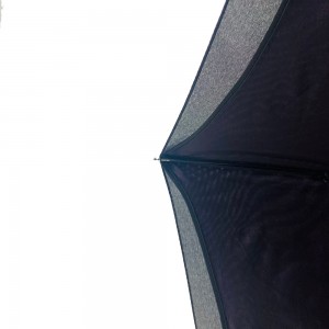 Ovida Евтин персонализиран печат на лого Китайски производител на едро промоционален двуслоен ветроустойчив чадър за слънце за 3 сгъваеми чадъра paraguas