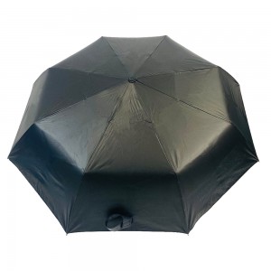 Ovida Auto promozionale apertura e chiusura Ombrello Donna Parasole Outdoor Triple Imprimé à l'intérieur Logo à motif Parapluies à manche en bois